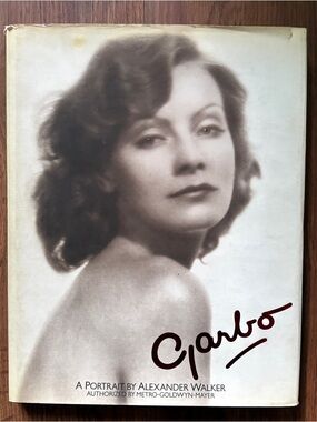 Garbo: A Portrait by Alexander Walker (1980, Hardcover Book) - Authorized by MGM